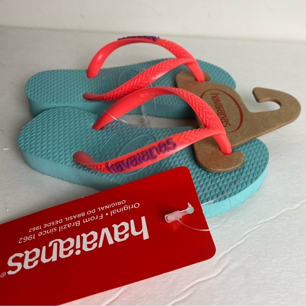 Havaianas kids flip flops NWT size 9 toddler - Picture 2 of 4